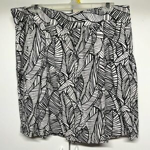 Loft Outlet Black & White Mini Short Skirt